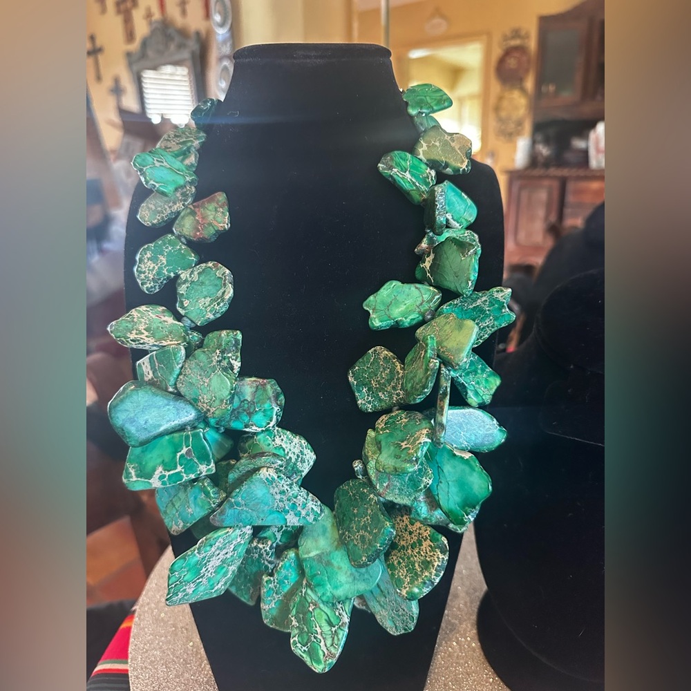 Amazing Large Stone Statement Necklace